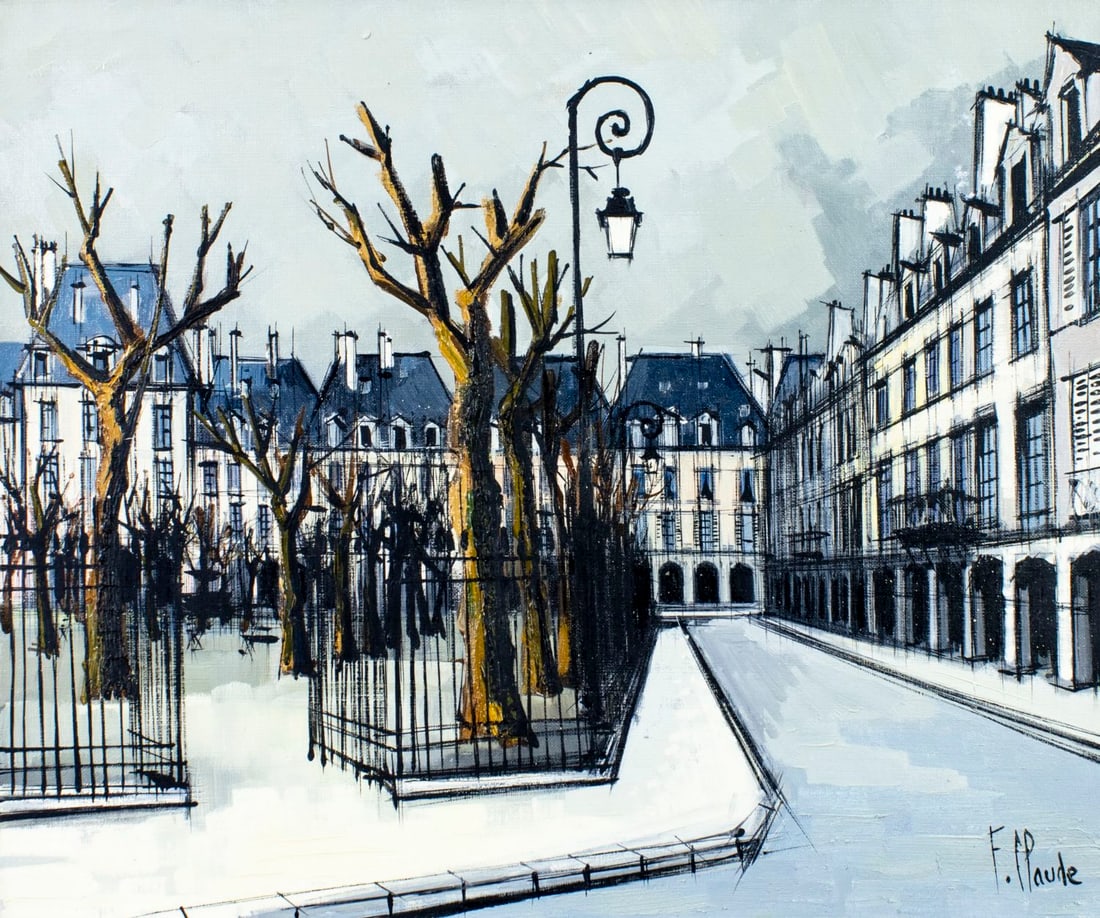 F Claude (France,20C) oil painting (1 of 13)