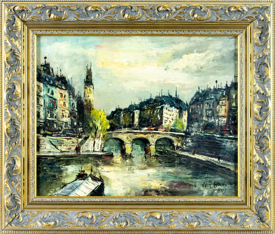 Adrien Beauval (France,mid 20C) oil painting - 3