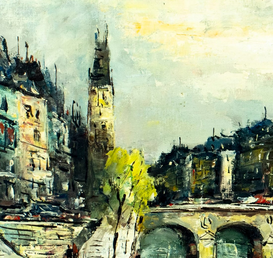 Adrien Beauval (France,mid 20C) oil painting - 6