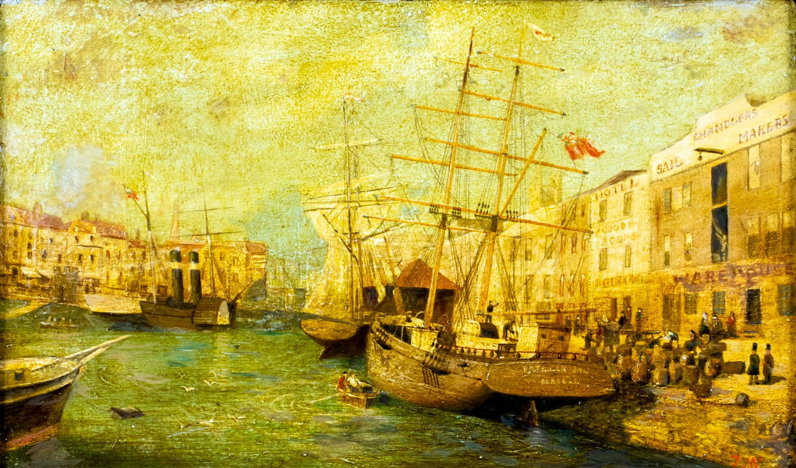 ATTR Joseph Witham (UK,1832-1901) oil painting antique (1 of 15)