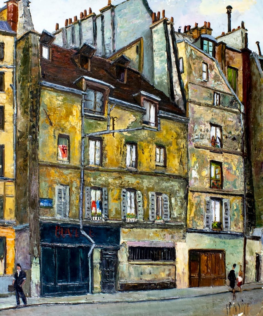 Claire Jacazaires (France,mid 20C) oil painting (1 of 13)