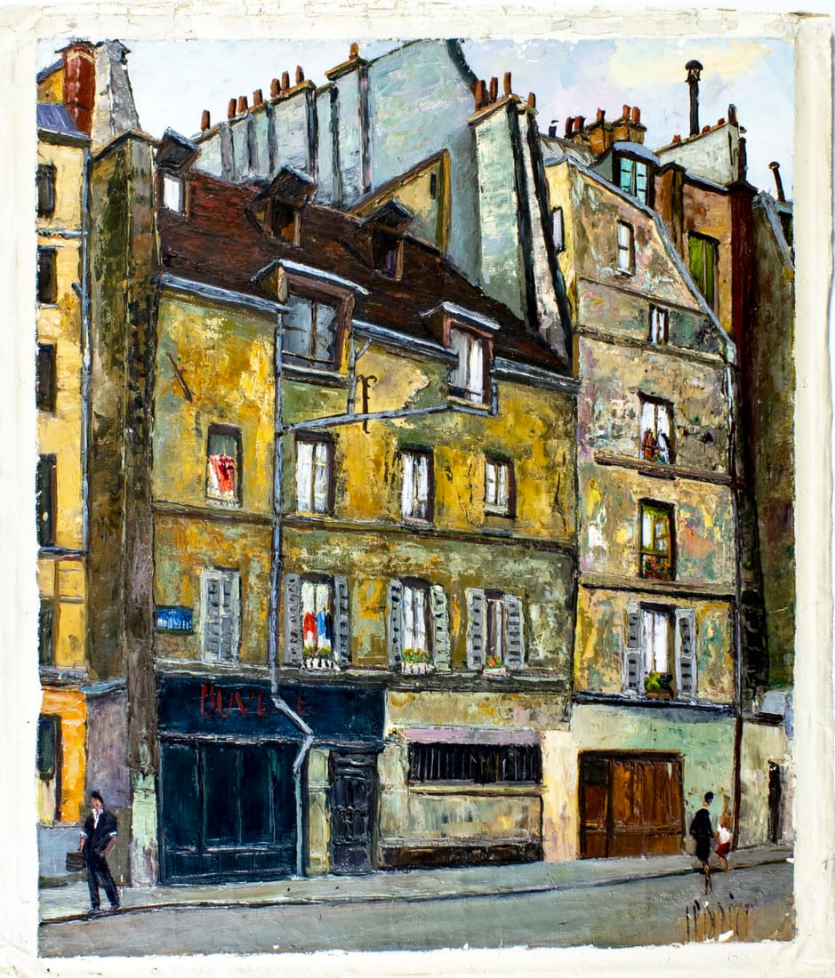 Claire Jacazaires (France,mid 20C) oil painting - 3