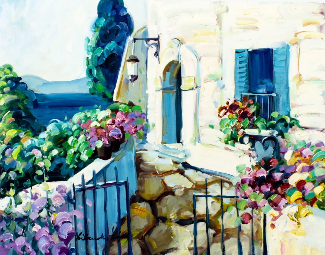 Lisandro Baylon (Argentina,US,1951-?) oil painting (1 of 13)