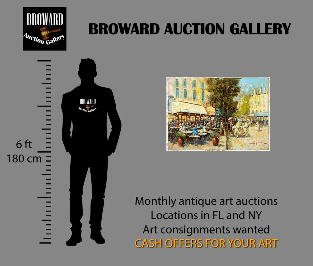 Antonio Gravina (Italy,1934-2011) oil painting - 2