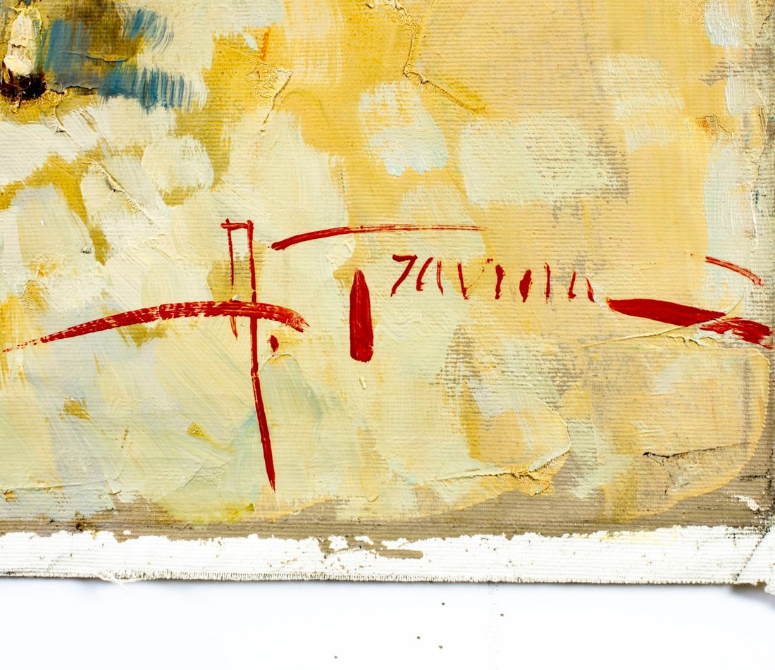 Antonio Gravina (Italy,1934-2011) oil painting - 4