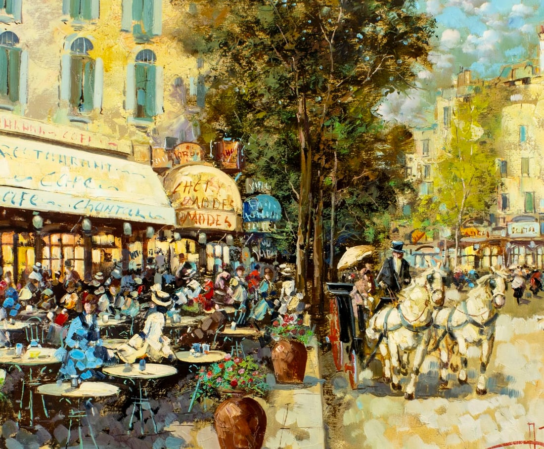 Antonio Gravina (Italy,1934-2011) oil painting - 5