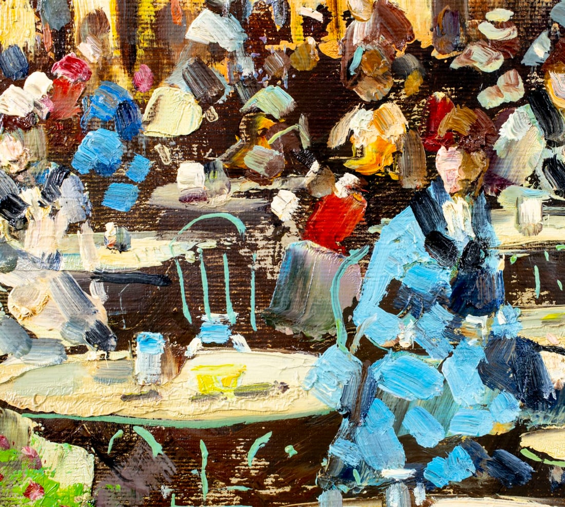 Antonio Gravina (Italy,1934-2011) oil painting - 8