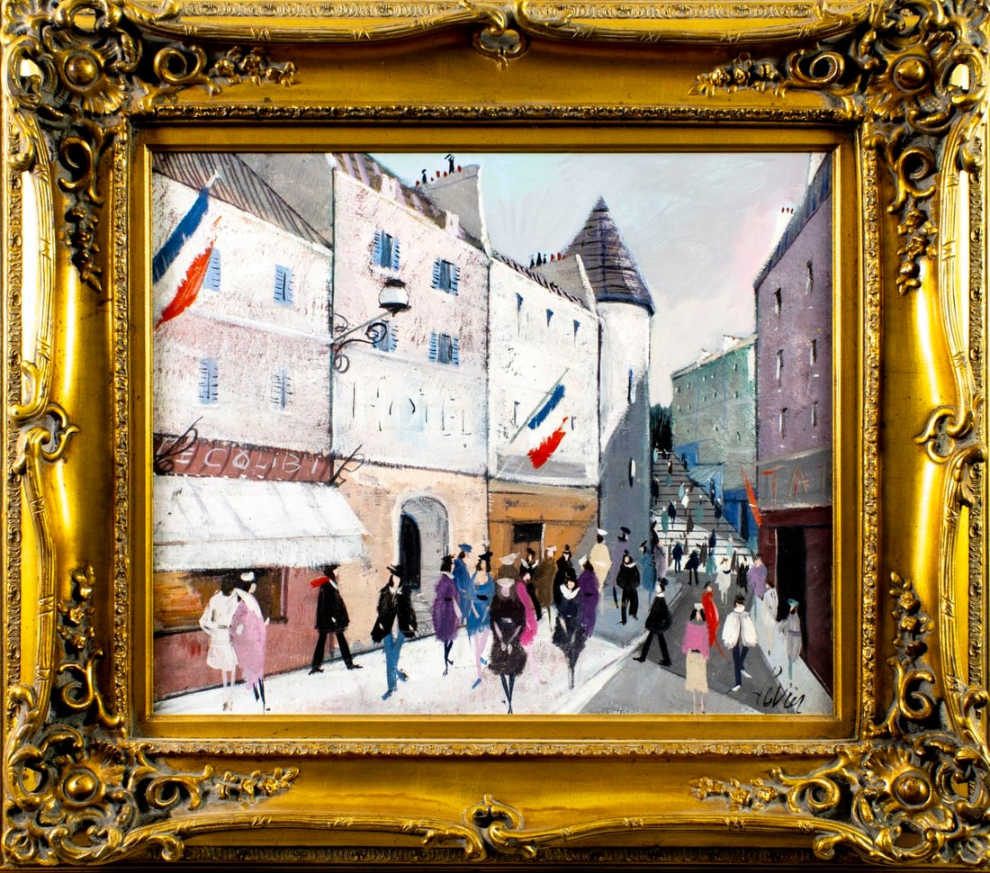 Charles Levier (French,NY,CA,1920-2003) oil painting - 3