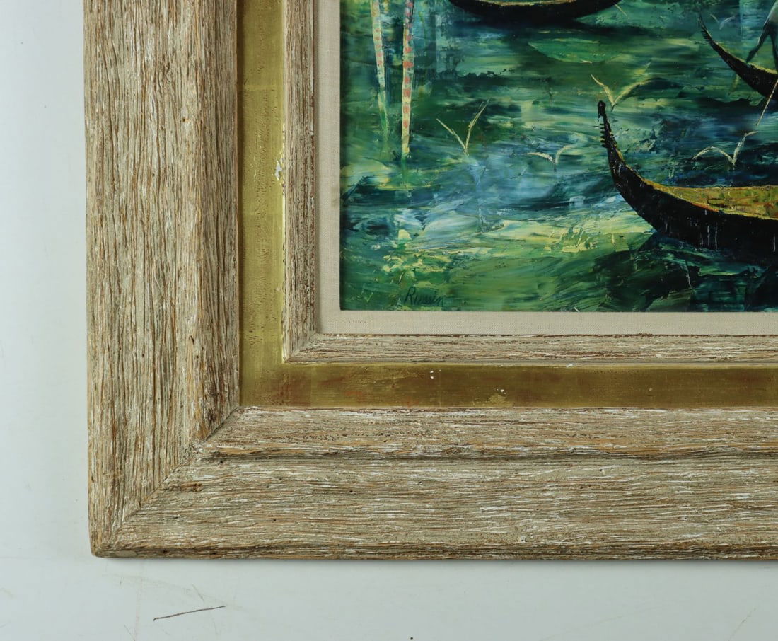 George Russin (FL,1910-2010) oil painting - 10