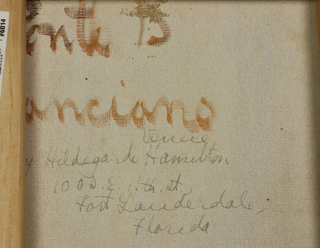 Hildegarde Hamilton (FL,VA,1898-1970) oil painting - 13