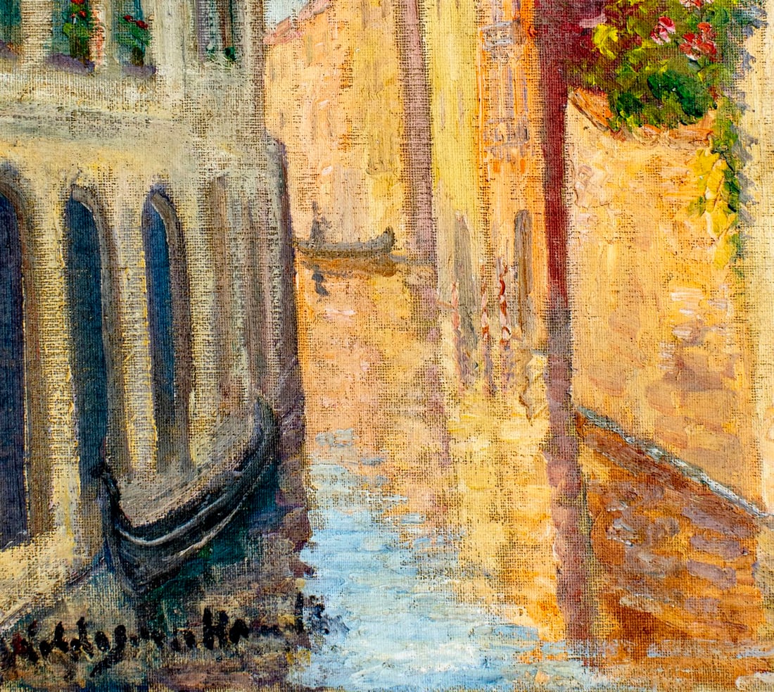 Hildegarde Hamilton (FL,VA,1898-1970) oil painting - 7