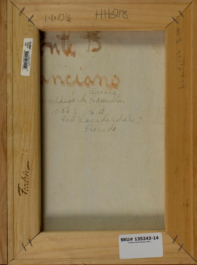 Hildegarde Hamilton (FL,VA,1898-1970) oil painting - 9