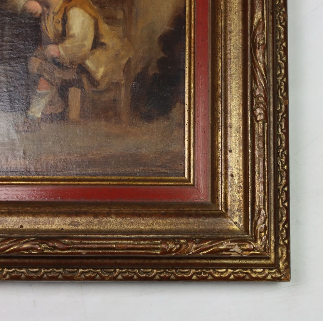 Antique 19C British oil painting - 10