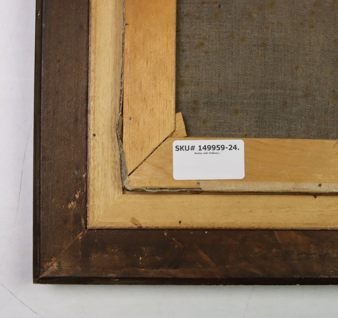 Antique 19C British oil painting - 12