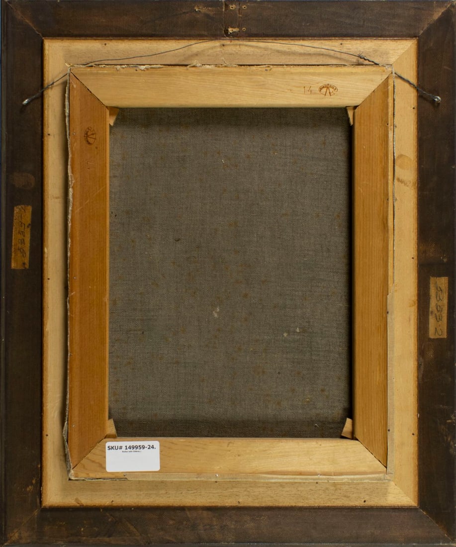 Antique 19C British oil painting - 9