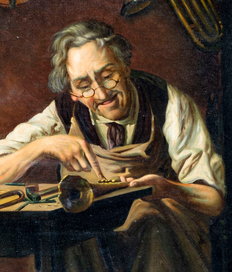 ATTRIB August Wilckens (German,1870-1939) oil painting antique - 5