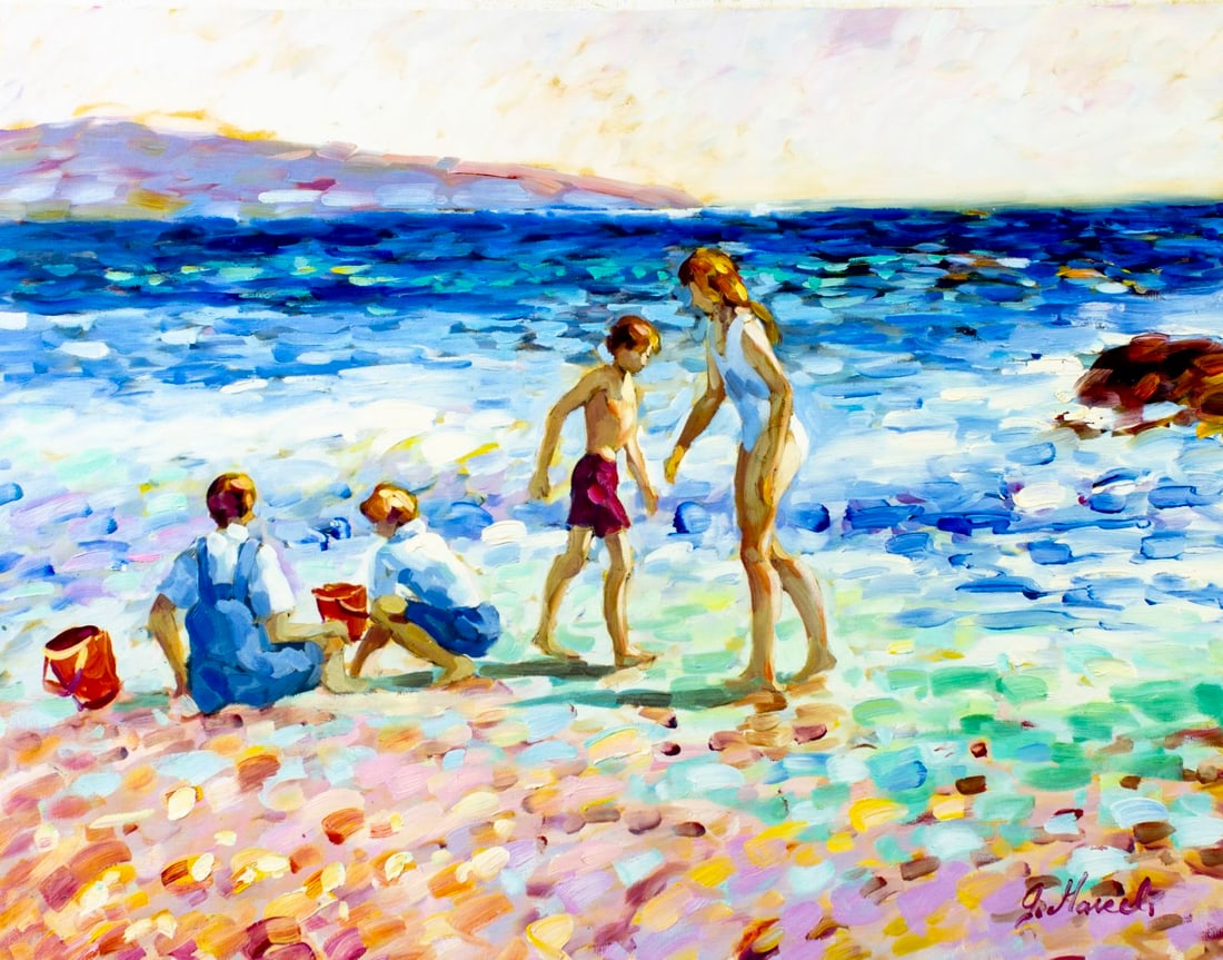 Lisandro Baylon (Argentina,US,1951-?) oil painting (1 of 13)