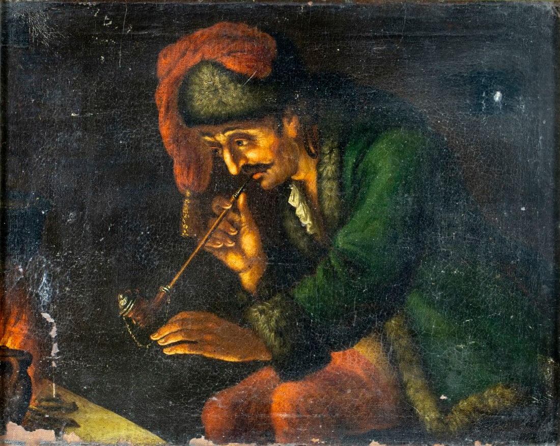 Antique 19C Dutch oil painting (1 of 12)