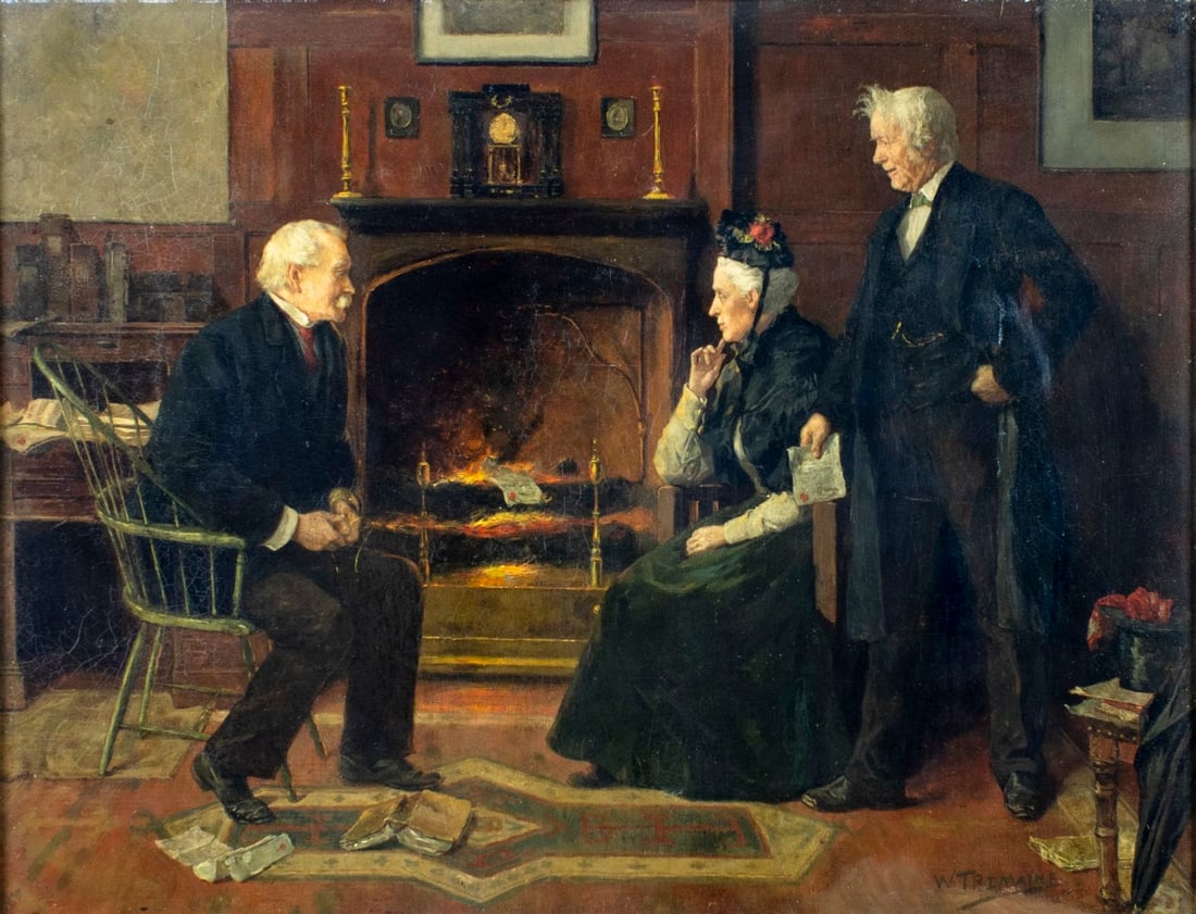 W Tremaine (Europe,19C) oil painting antique (1 of 12)