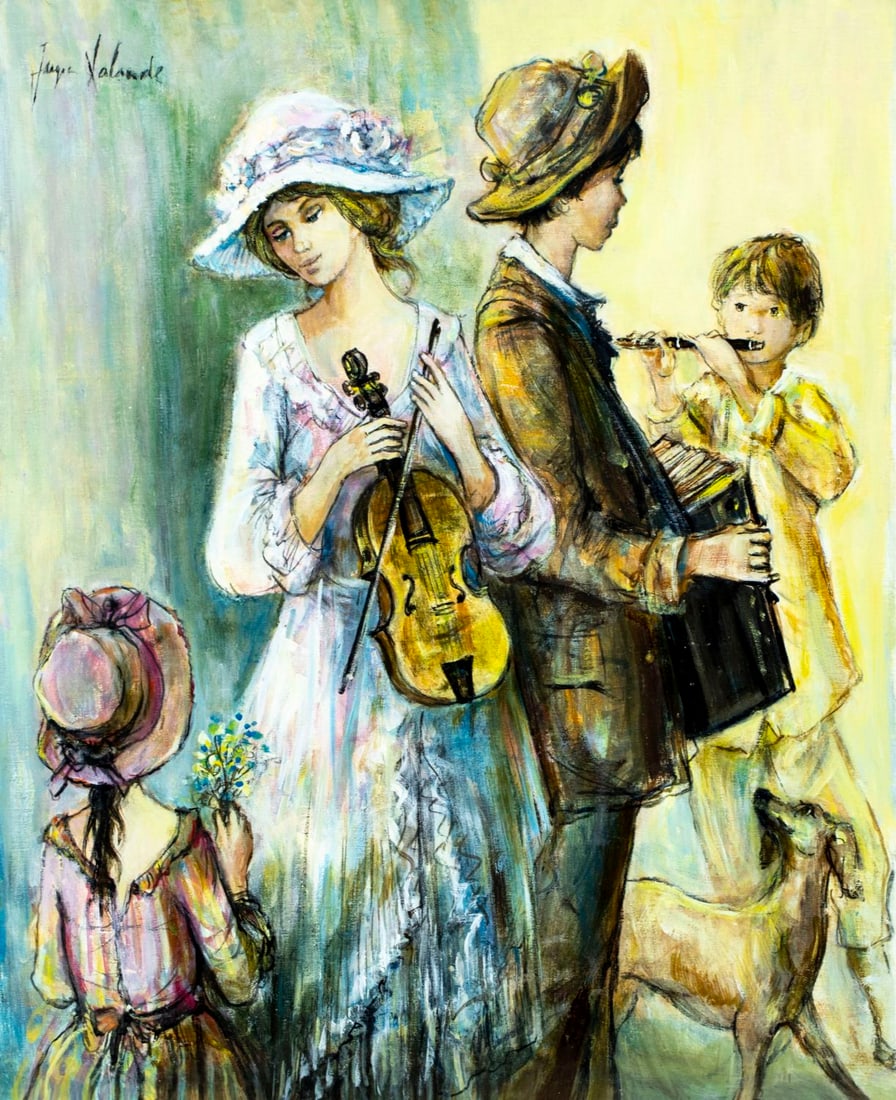 Jacques Lalande (French,1921-2003) oil painting (1 of 14)