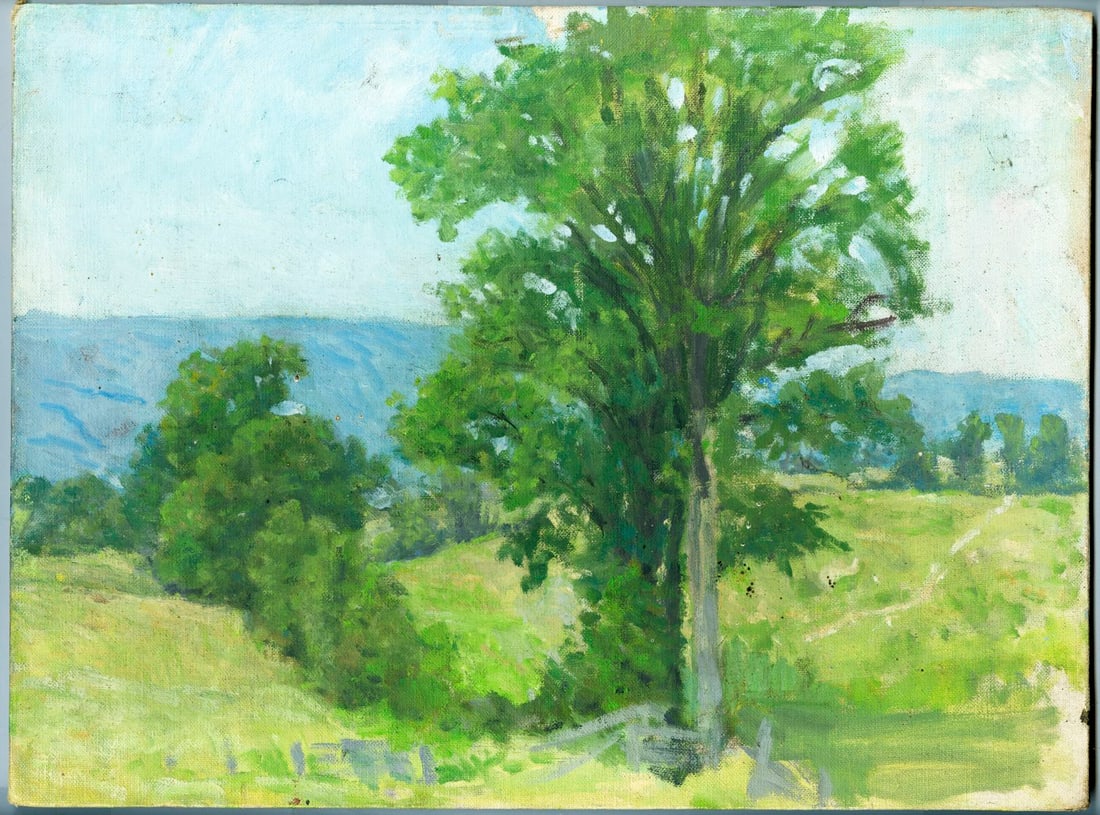 Helen DuMond (NY,CA,OR,1872-1968) oil painting - 3