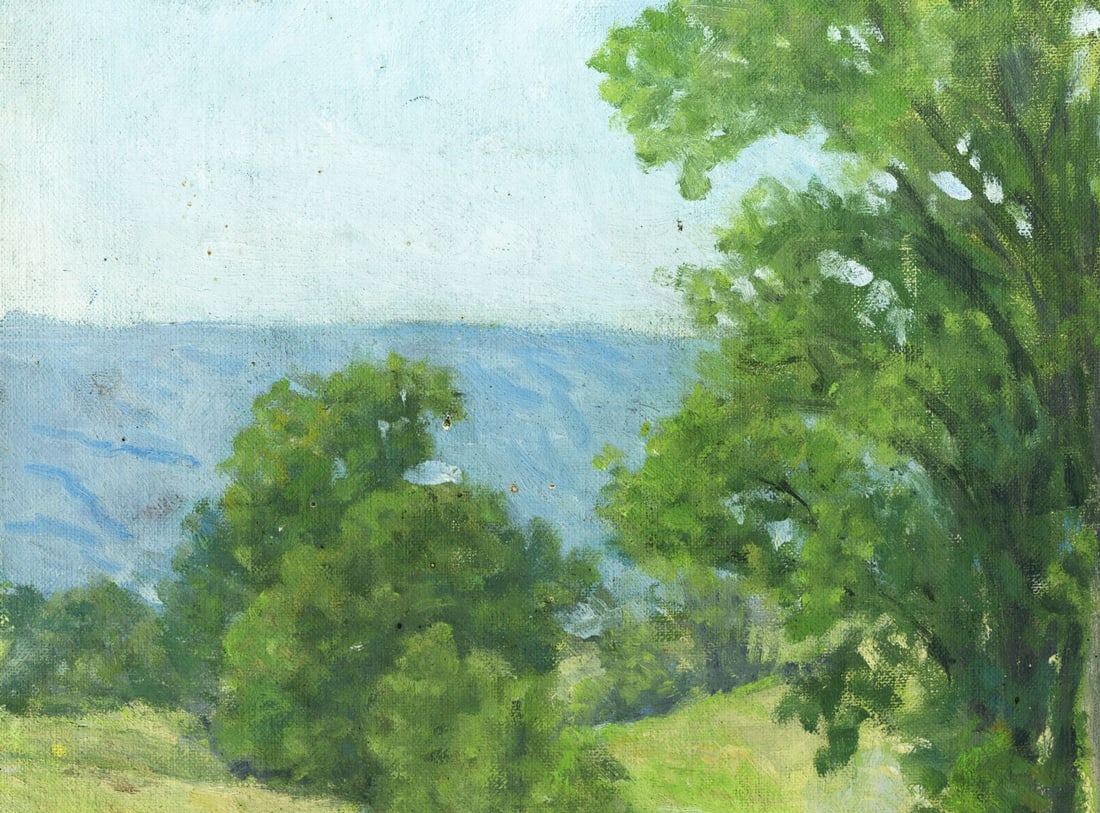 Helen DuMond (NY,CA,OR,1872-1968) oil painting - 4