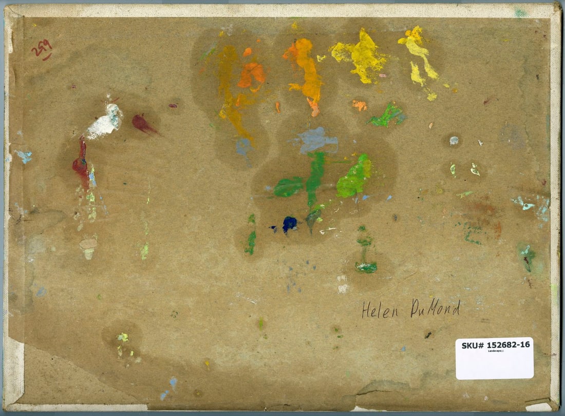 Helen DuMond (NY,CA,OR,1872-1968) oil painting - 8