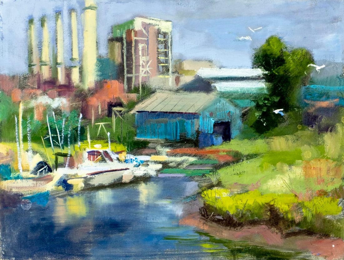 John Reilly (NY,NJ,1942-2021) oil painting (1 of 12)