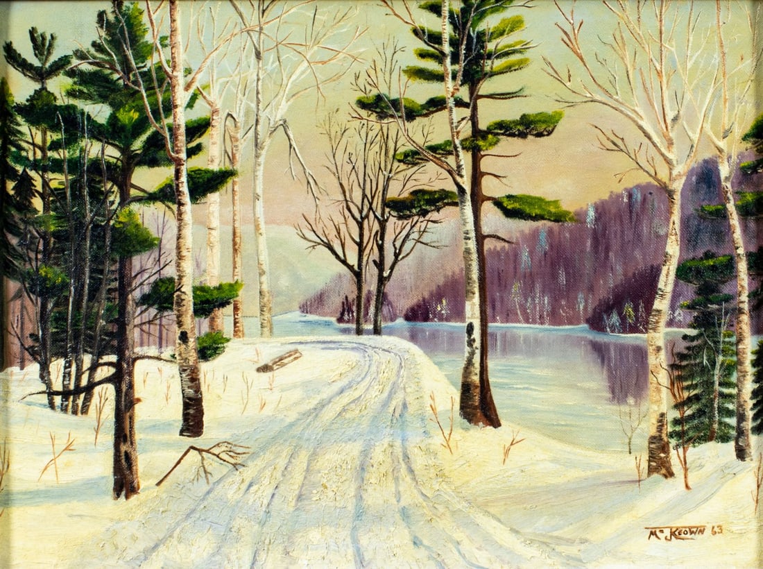 McKeown (US,mid 20C) oil painting (1 of 13)