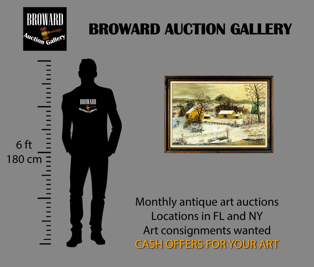 J H Fowler (US,20C) oil painting - 2