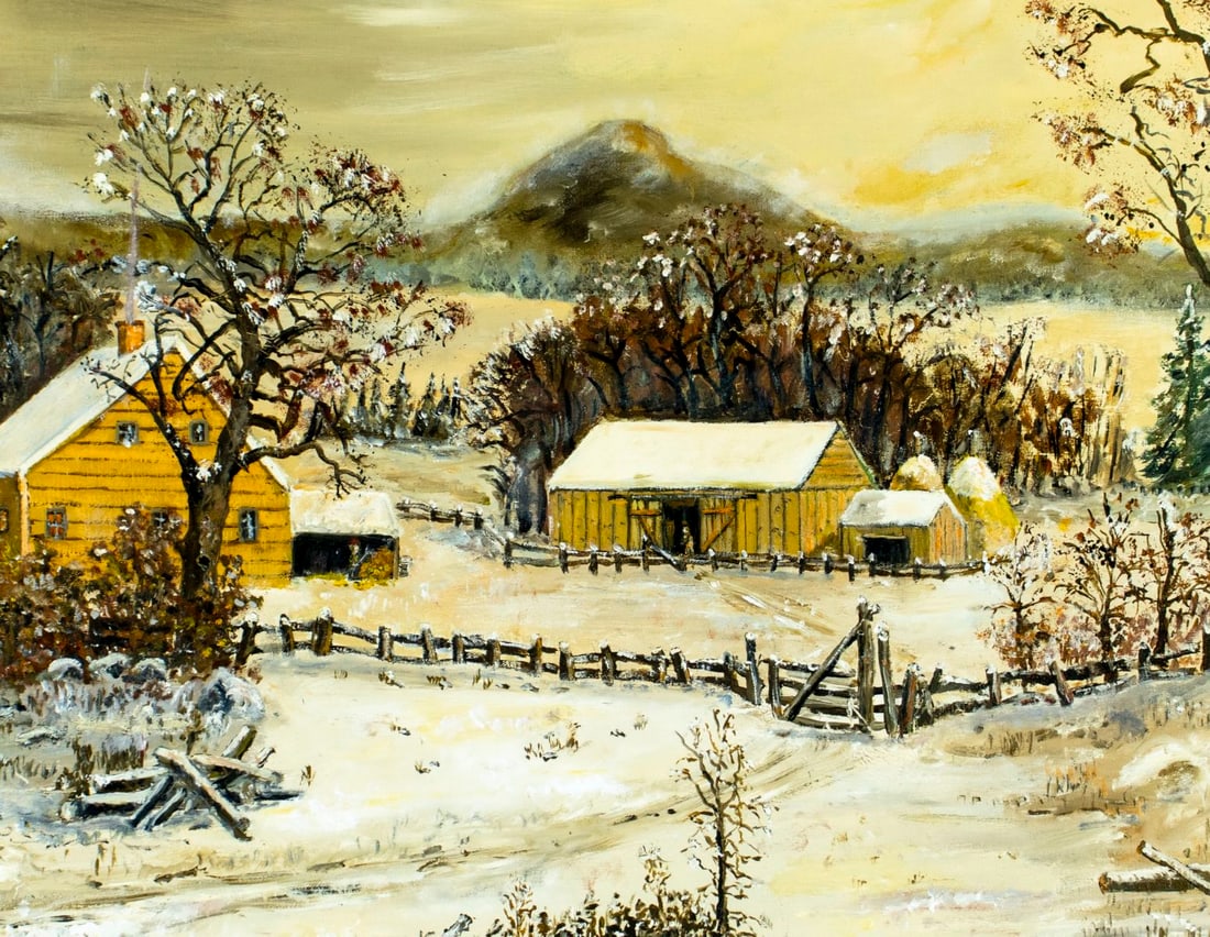 J H Fowler (US,20C) oil painting - 5