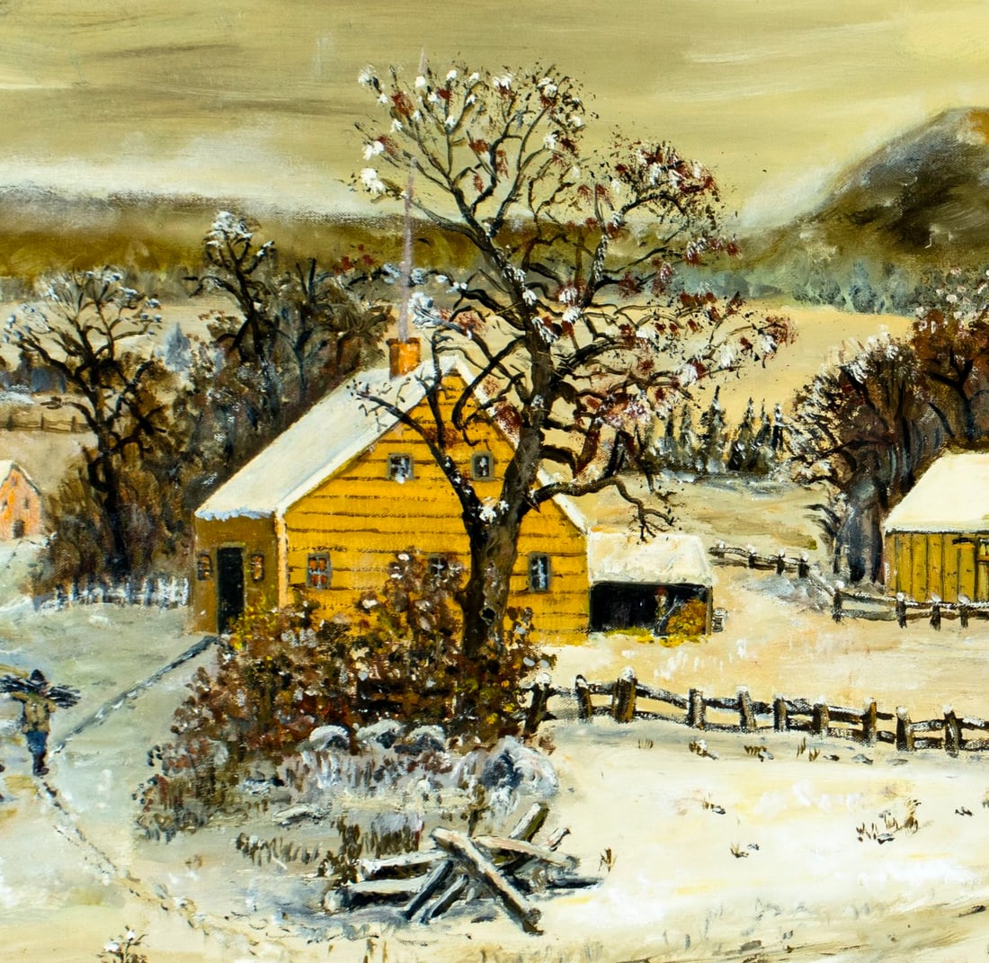 J H Fowler (US,20C) oil painting - 6