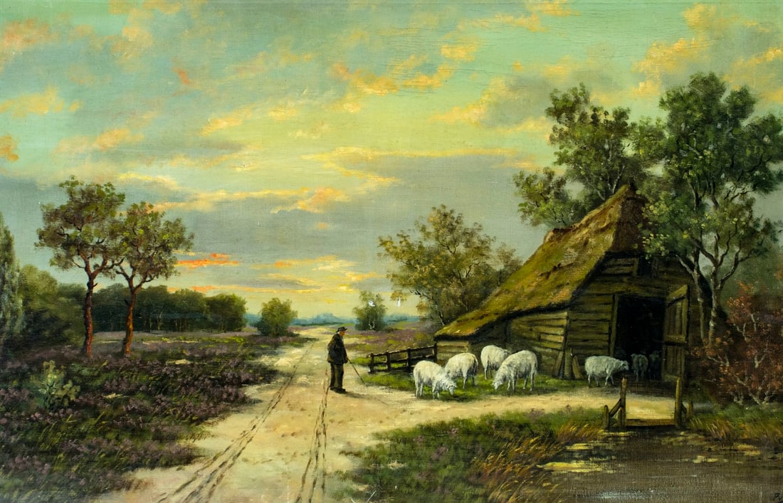 Pieter van Schaik (Dutch,1910-1999) oil painting - 5