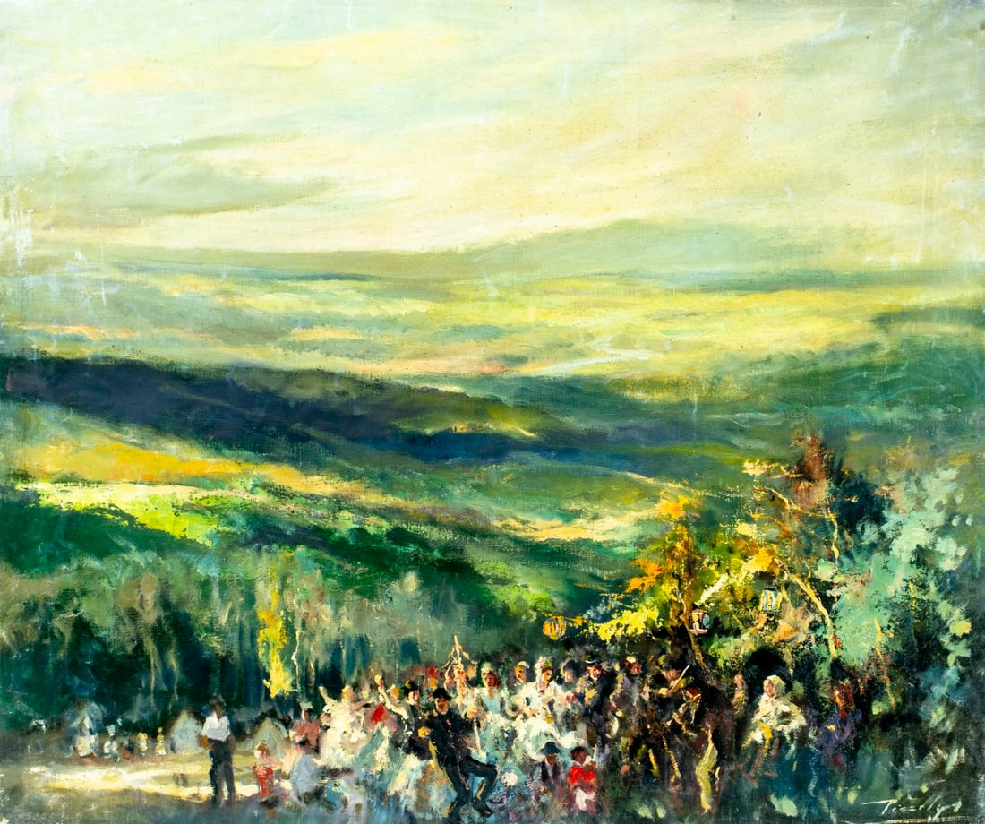 Antal Anton Peczely (Hungary,1891-1963) oil painting (1 of 13)