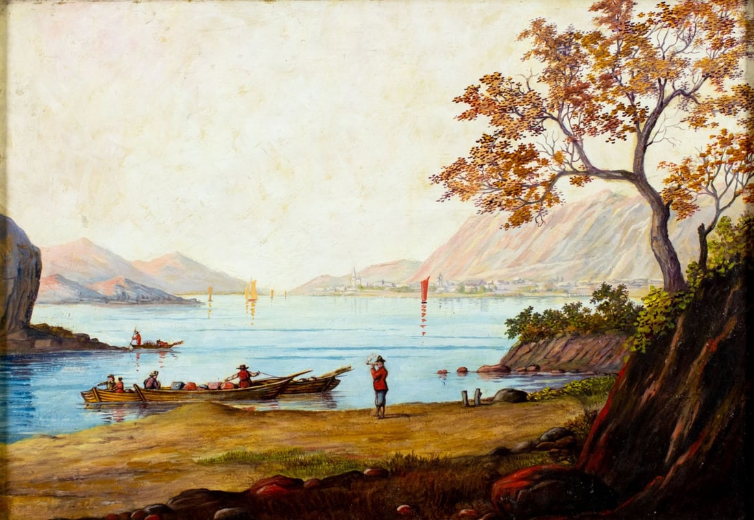 Behrbohm (German,early 20C) oil painting antique (1 of 14)