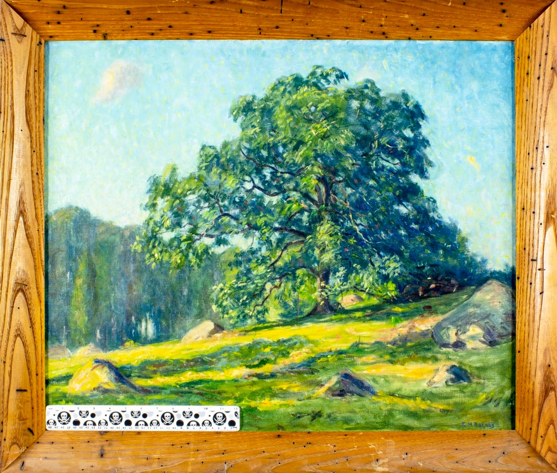 Ernest Harrison Barnes (MI,1873-1955) oil painting - 2