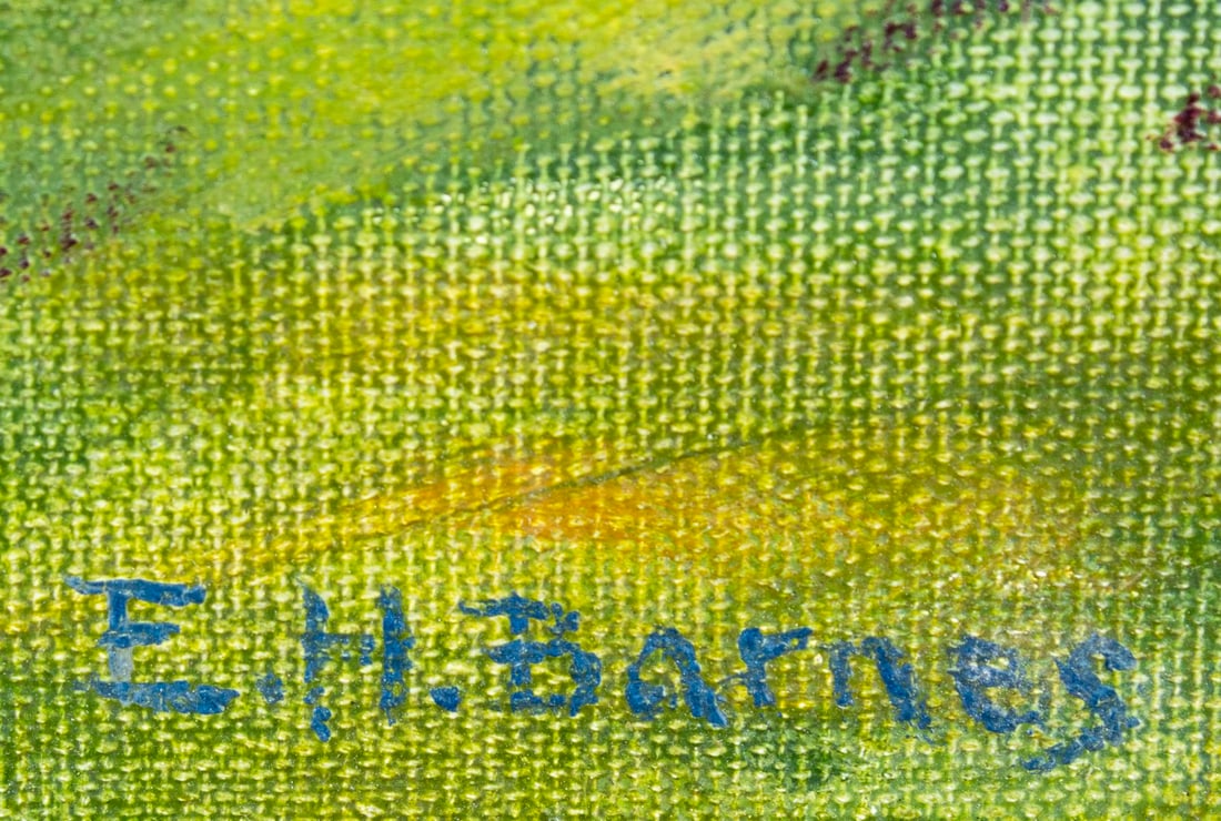 Ernest Harrison Barnes (MI,1873-1955) oil painting - 4