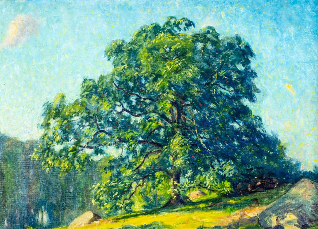 Ernest Harrison Barnes (MI,1873-1955) oil painting - 5