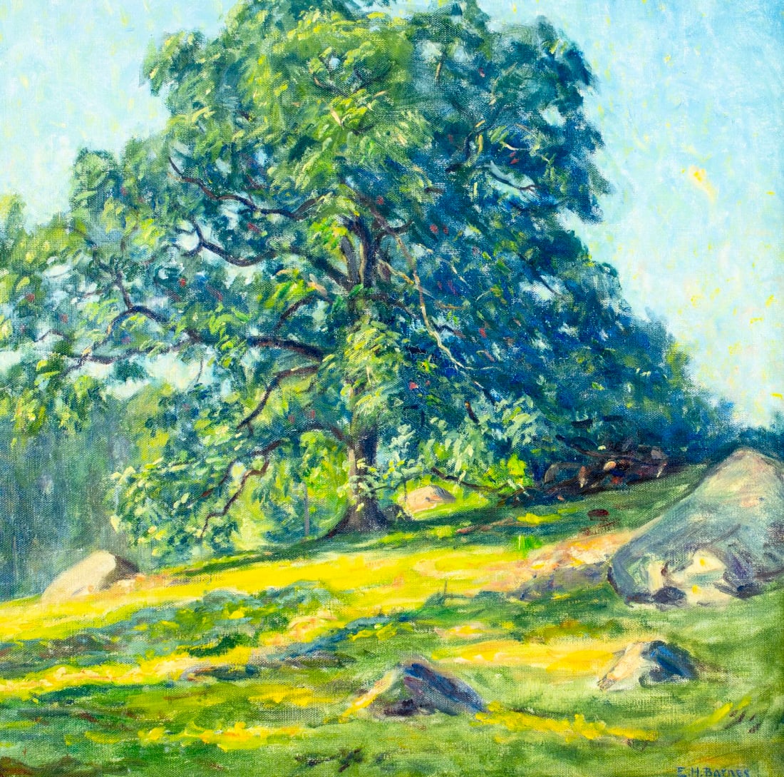 Ernest Harrison Barnes (MI,1873-1955) oil painting - 6