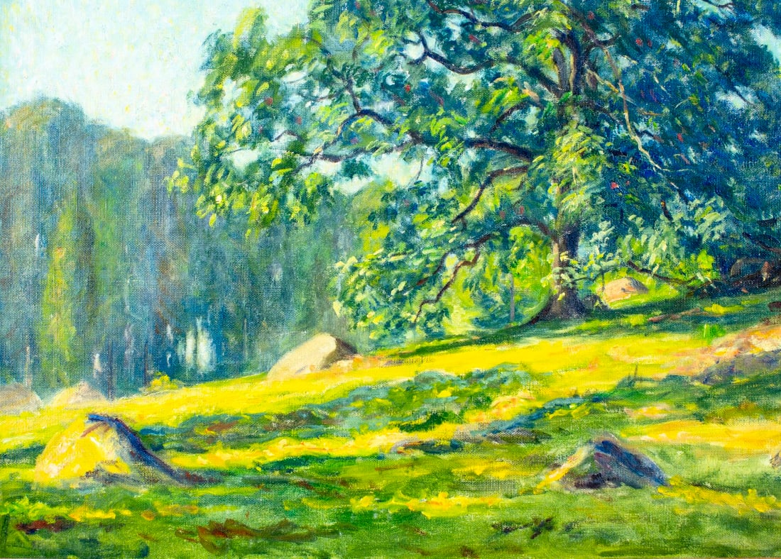 Ernest Harrison Barnes (MI,1873-1955) oil painting - 7