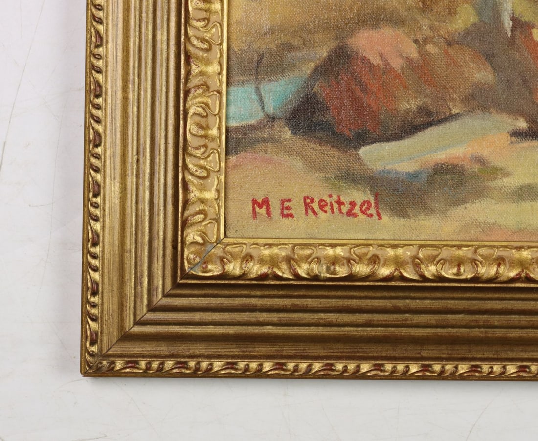 Marques Reitzel (CA,IN,1896-1963) oil painting - 10