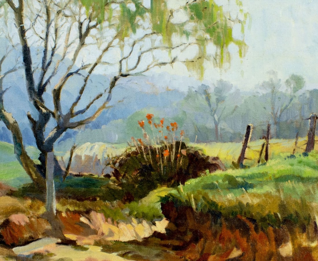 Marques Reitzel (CA,IN,1896-1963) oil painting - 5