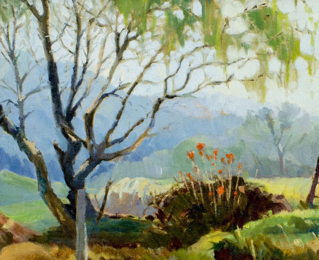 Marques Reitzel (CA,IN,1896-1963) oil painting - 6