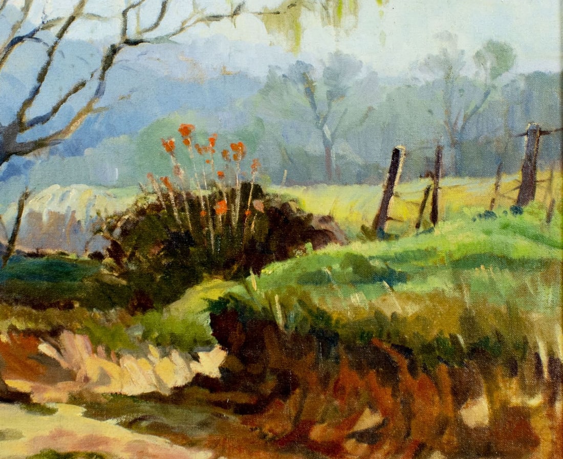 Marques Reitzel (CA,IN,1896-1963) oil painting - 7