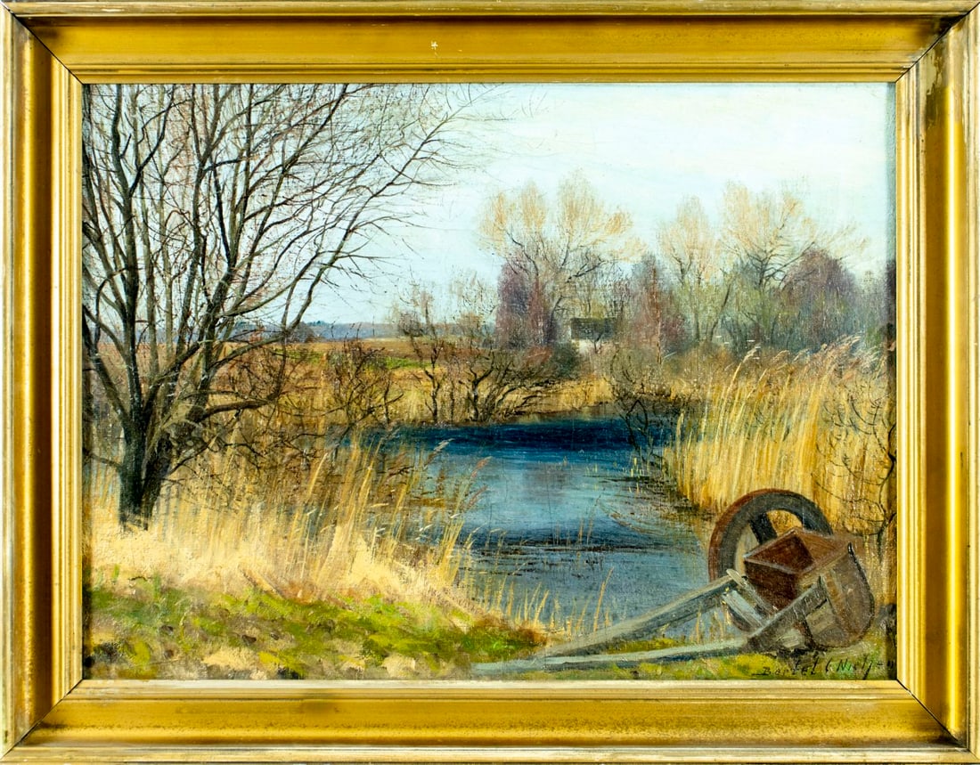 Bertel C Nielsen (Denmark,1896-?) oil painting - 3