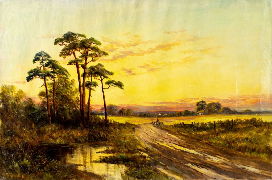 Robert Towers (UK,20C) oil painting (1 of 13)