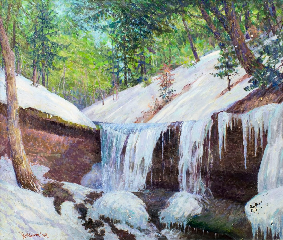 Henrik Hillblom (CT,NY,Sweden,1863-1948) oil painting (1 of 15)