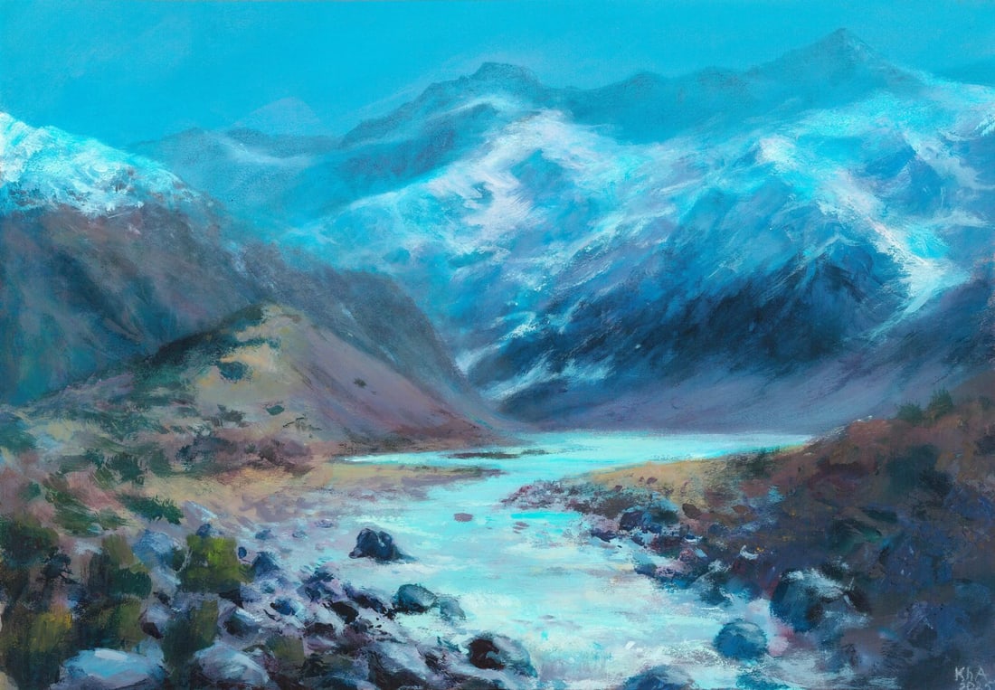 Elena Khafuz (Ukraine,b 1991) acrylic painting (1 of 12)