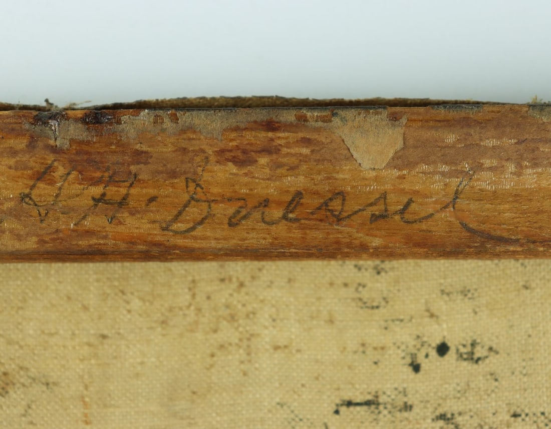 Henry Duessel (NY,German,1858-1919) oil painting antique - 13