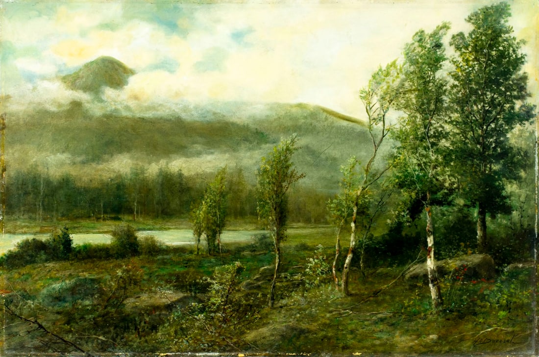 Henry Duessel (NY,German,1858-1919) oil painting antique - 3